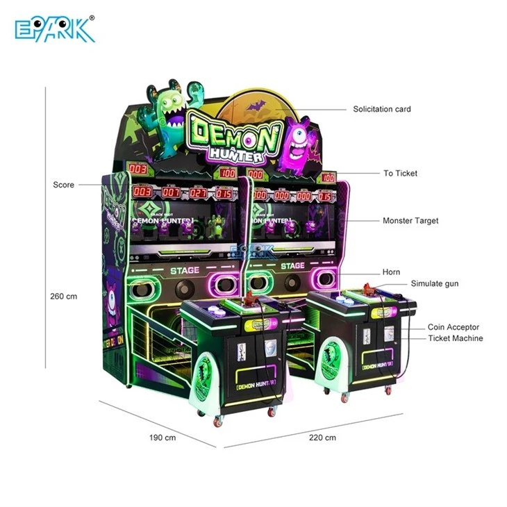Double Player Shooting Arcade Machine best