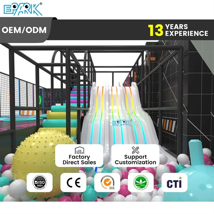 Large Trampoline Park Colorful Adventure Playland best